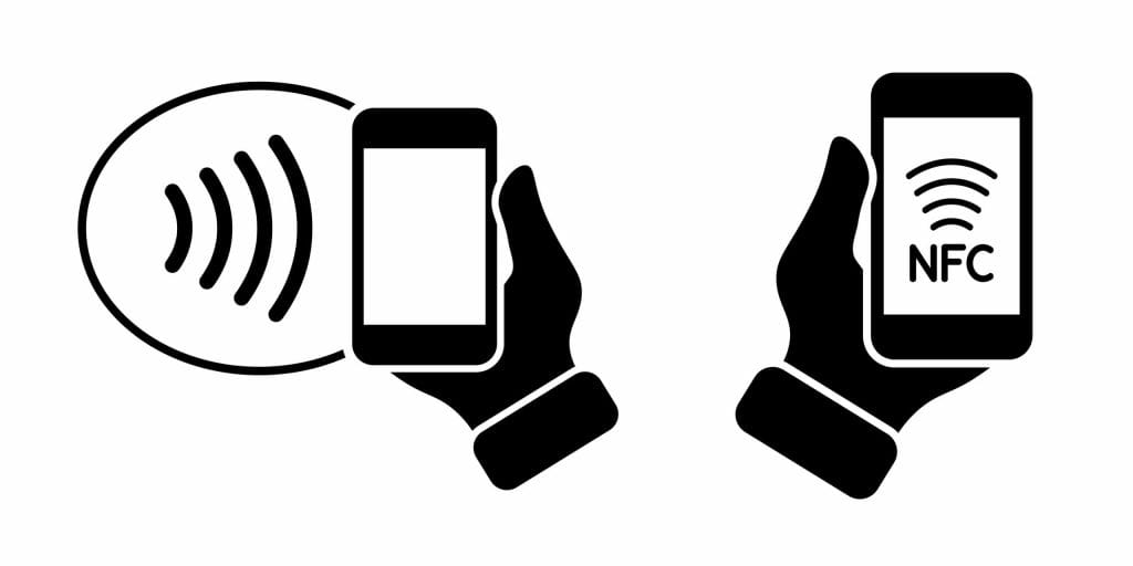 Kontaktloses Bezahlen mit NFC-Smartphones.