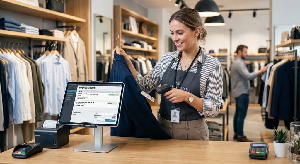 Tablet-Kasse mit Warenwirtschaft und Artikelverwaltung im Fachgeschäft
