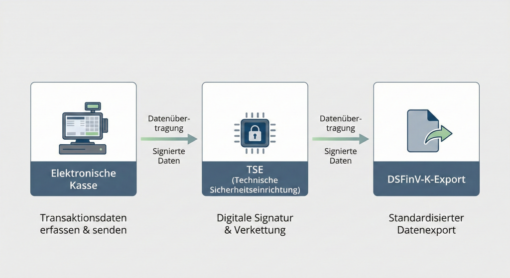 Infografik zum Datenfluss